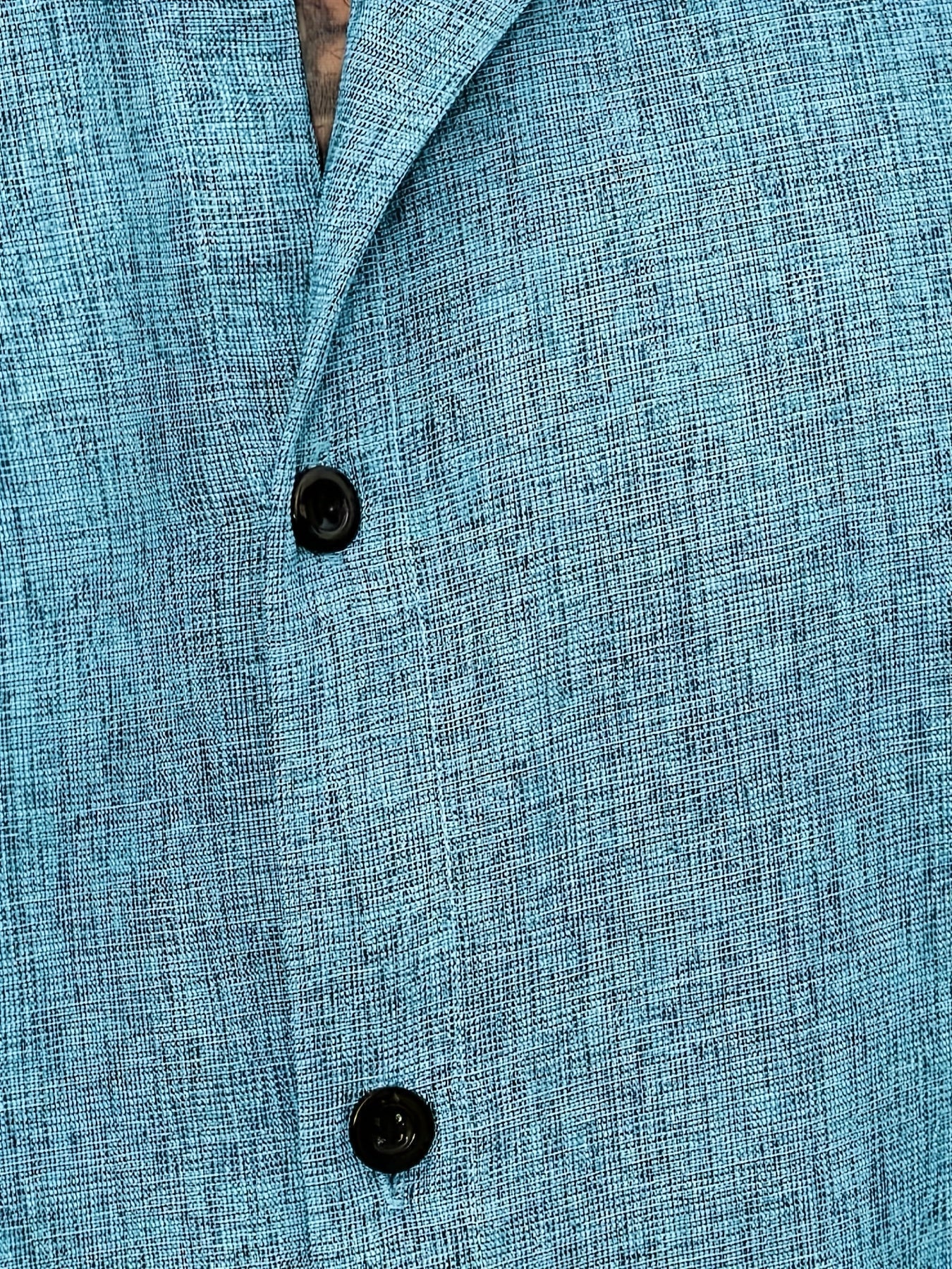 Chemise légère à manches courtes en mélange de lin