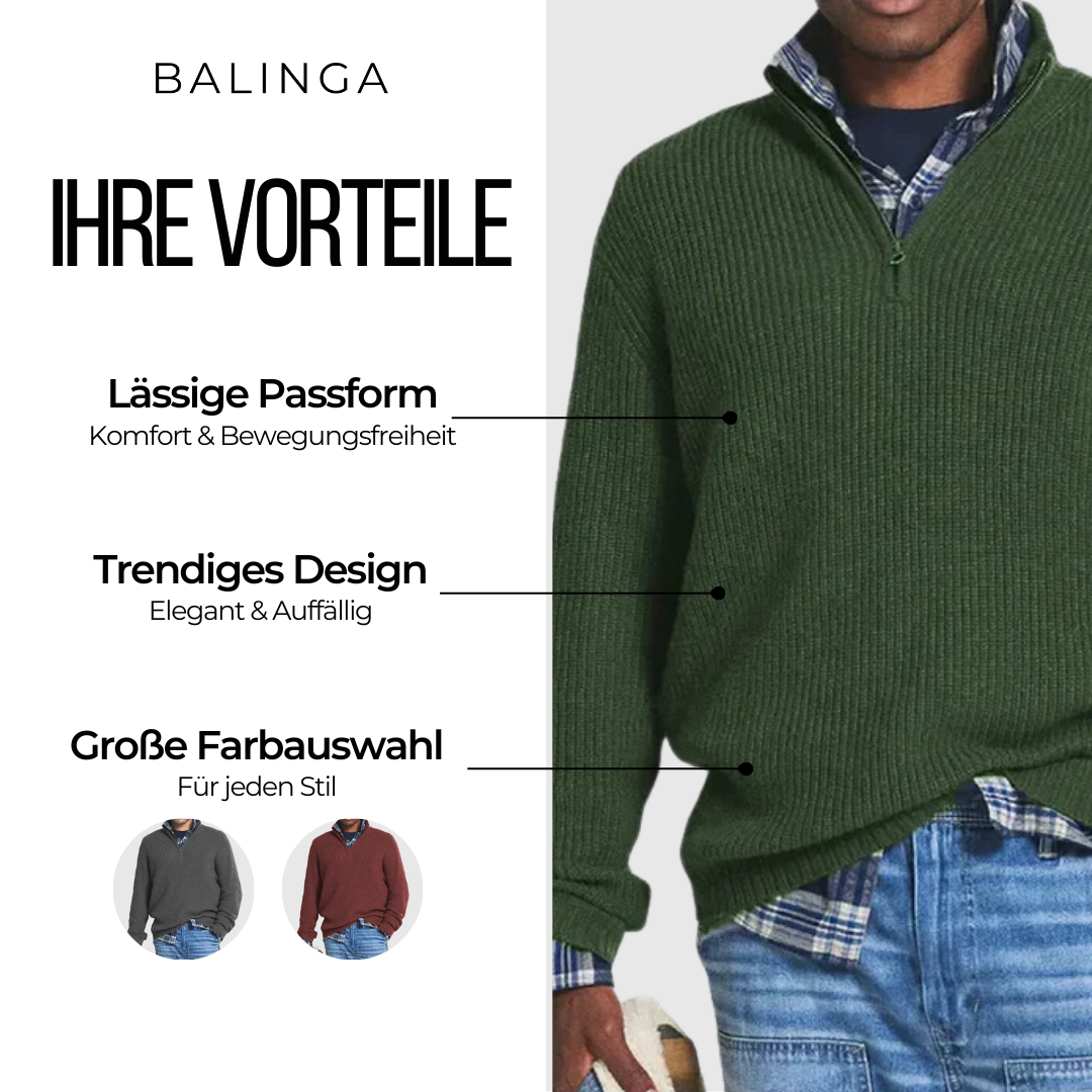 Louis™ | Le Pull Zippé Élégant pour Hommes