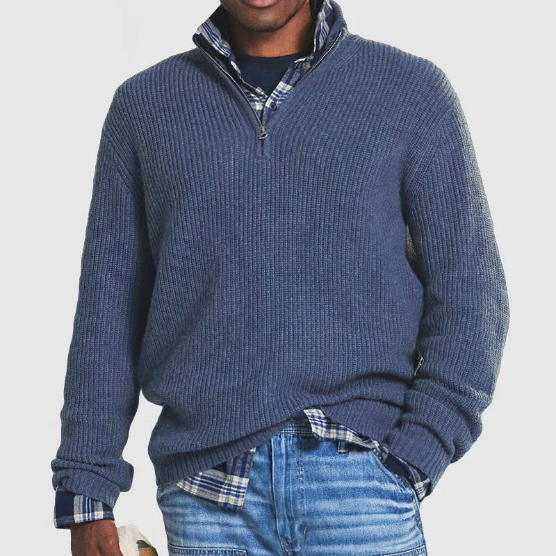 Louis™ | Le Pull Zippé Élégant pour Hommes