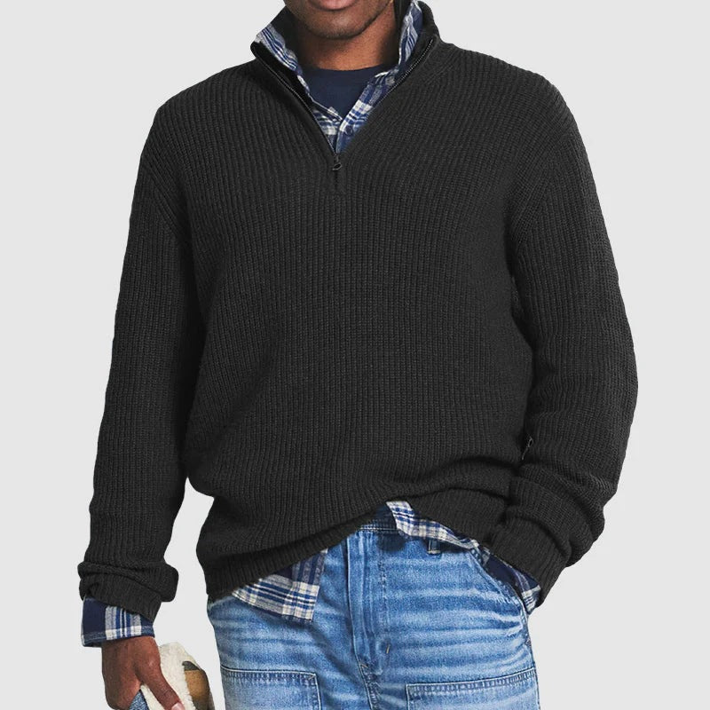 Louis™ | Le Pull Zippé Élégant pour Hommes